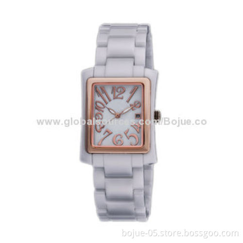 Unisex Sapphire Crystal Ceramic Watch